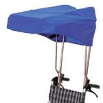 熱中症対策にも！車椅子に取付できる日傘で暑さをやわらげましょう