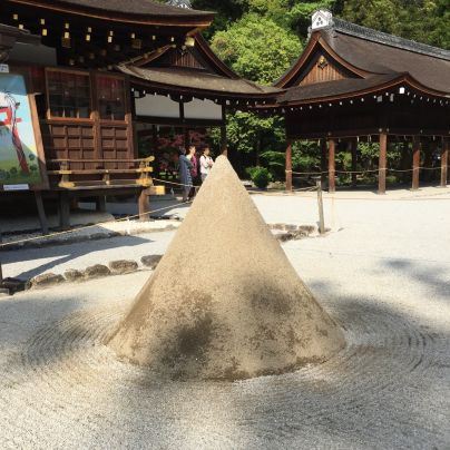 円錐形の盛砂